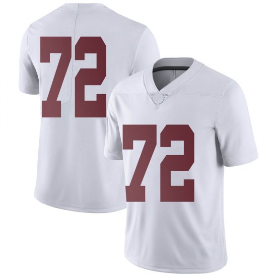 Alabama Crimson Tide Youth Pierce Quick #72 No Name White NCAA Nike Authentic Stitched College Football Jersey GJ16N18XS